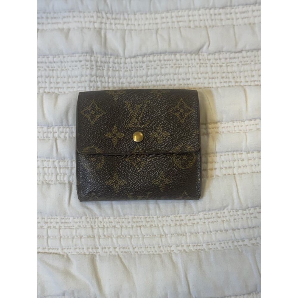 Louis Vuitton Monogram M61652 Porte Monnaie Billets Cartes de Crédit Wallet Auth